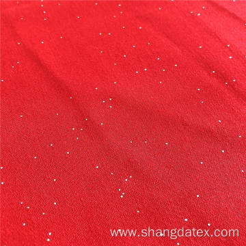 Rayon Satin Plain Dyed With Foil Dot